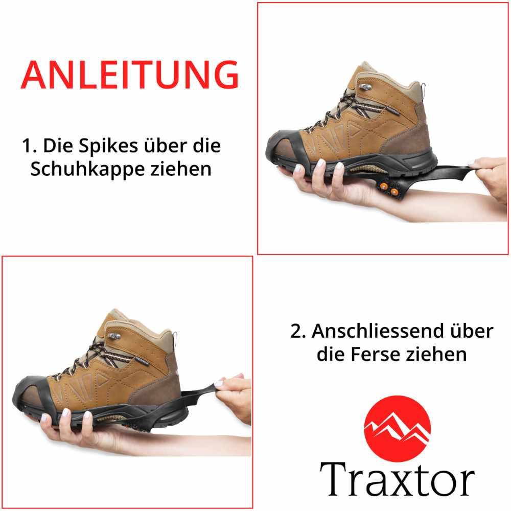 Traxtor Schuh Spikes Anti Rutsch