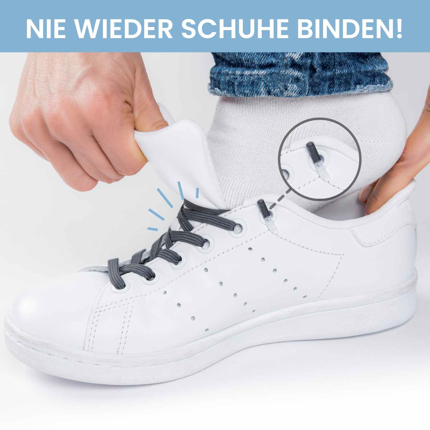 Stan Smith Schnürsenkel Binden Schnürsenkel Binden Boots Adidas